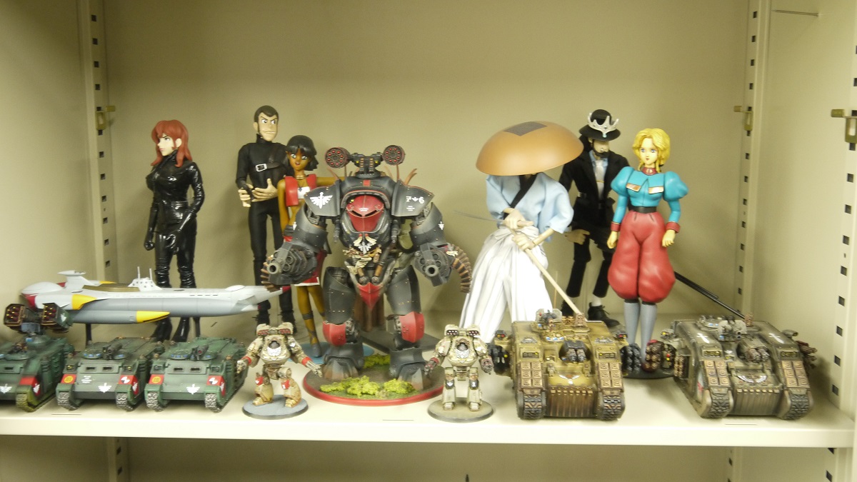 Lupin, Nadia and Warhammer... Makes for an interesting muddle